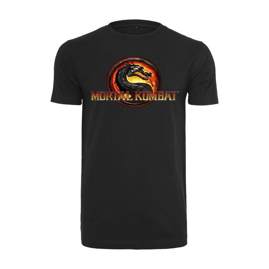 T-shirt Urban Classics mortal kombat logo