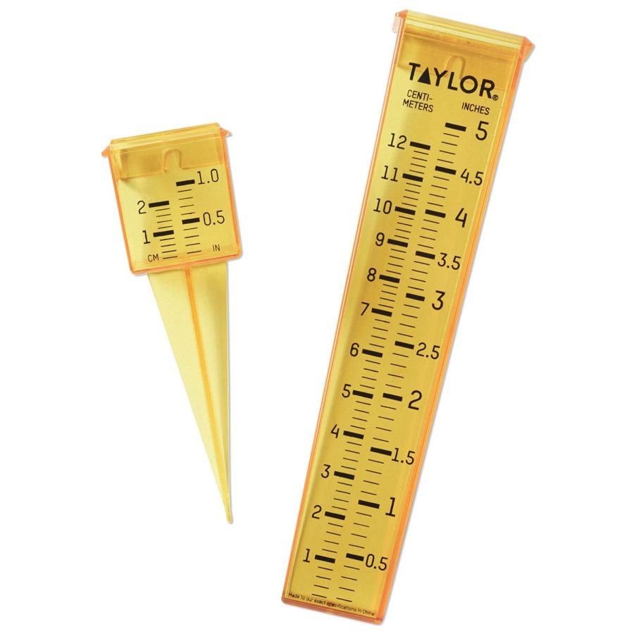 TAYLOR 2715 2-in-1 Rain and Sprinkler Gauge