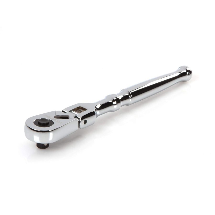 TEKTON 1/4 Inch Drive x 6 Inch Flex Head Quick-Release Ratchet | SRH31006