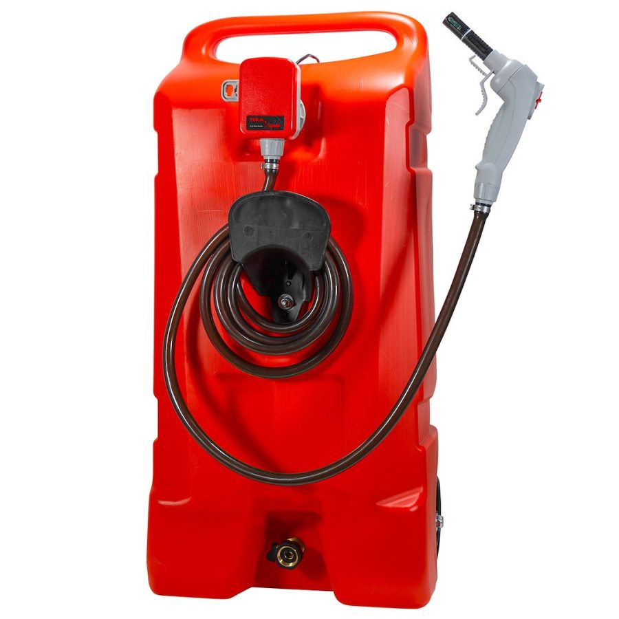 TERA PUMP 20172 TRFA03-GC - 12 GALLON GAS CADDY PUM, Works With Scepter Gas Caddies/ Fuel Tanks; Use For Gasoline/ Diesel/ Kerosene/ Non-Potable Water; 2.6 Gallons Per Minute