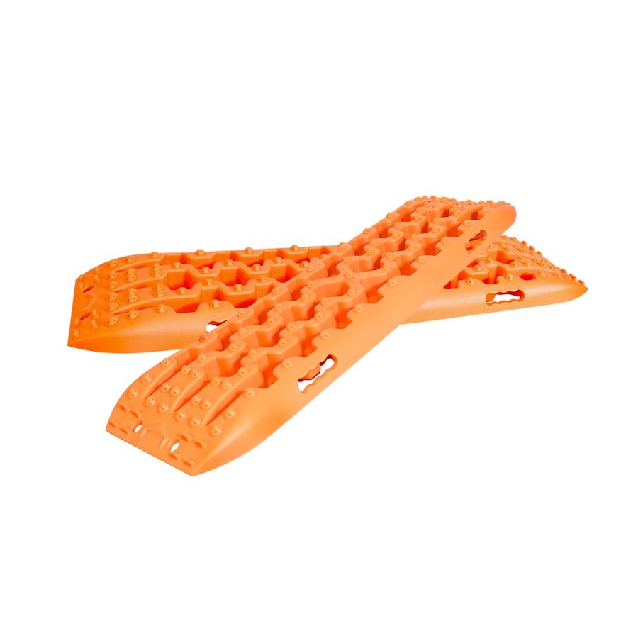 TFX OVERLAND TBOR01 TRACTION BOARD - ORANGE, 42-1/2 Inch Length x 12-1/2 Inch Width x 2-1/2 Inch Height; Supports 20 000 Pounds; Injection Molded Nylon; Orange; Set Of 2