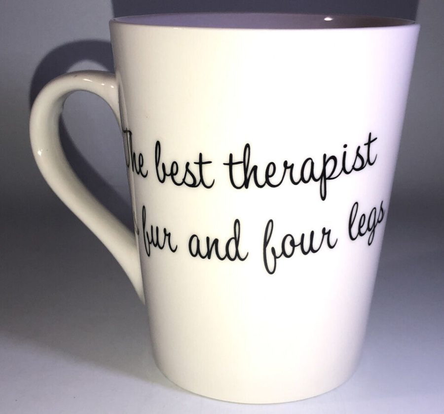 THE Best Therapist Has Fur and Four Legs Coffee Tea Mug Cup NEW