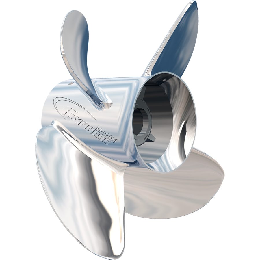 TURNING POINT 31501330 EXPRESSMACH4- RIGHT HAND - STAINLESS STEEL PROPELLER - EX-1513-4 - 4-BLADE - 15.3 INCH X 13 PITCH