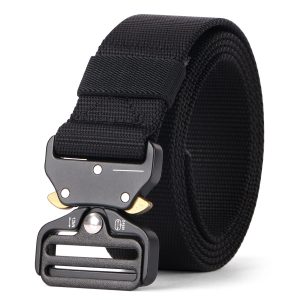 Tactical Heavy Duty Belt Sansths Men Military Webbing Belt