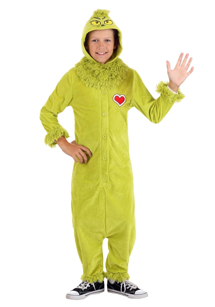 The Grinch Jumpsuit Costume for Kids