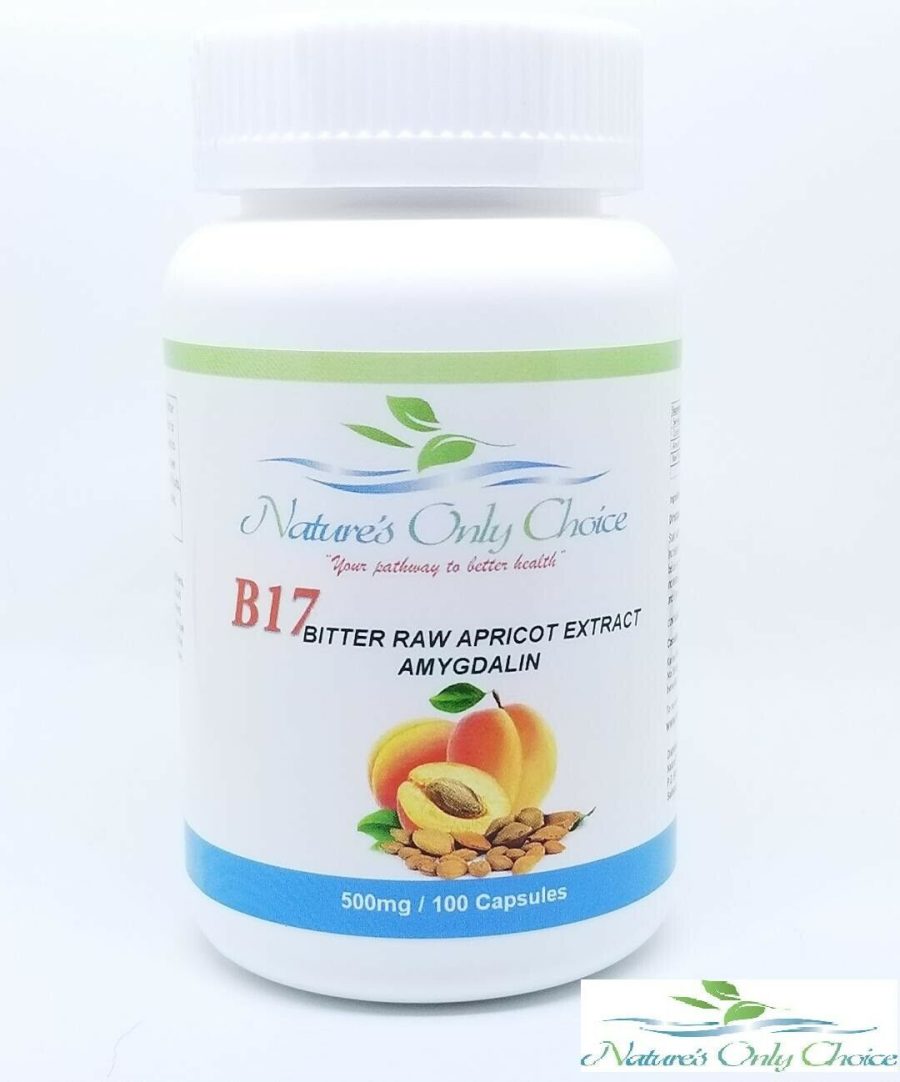 The REAL Vitamin B17 99.9% PURE WHITE APRICOT Kernel Seed Extract ORGANIC 500mg