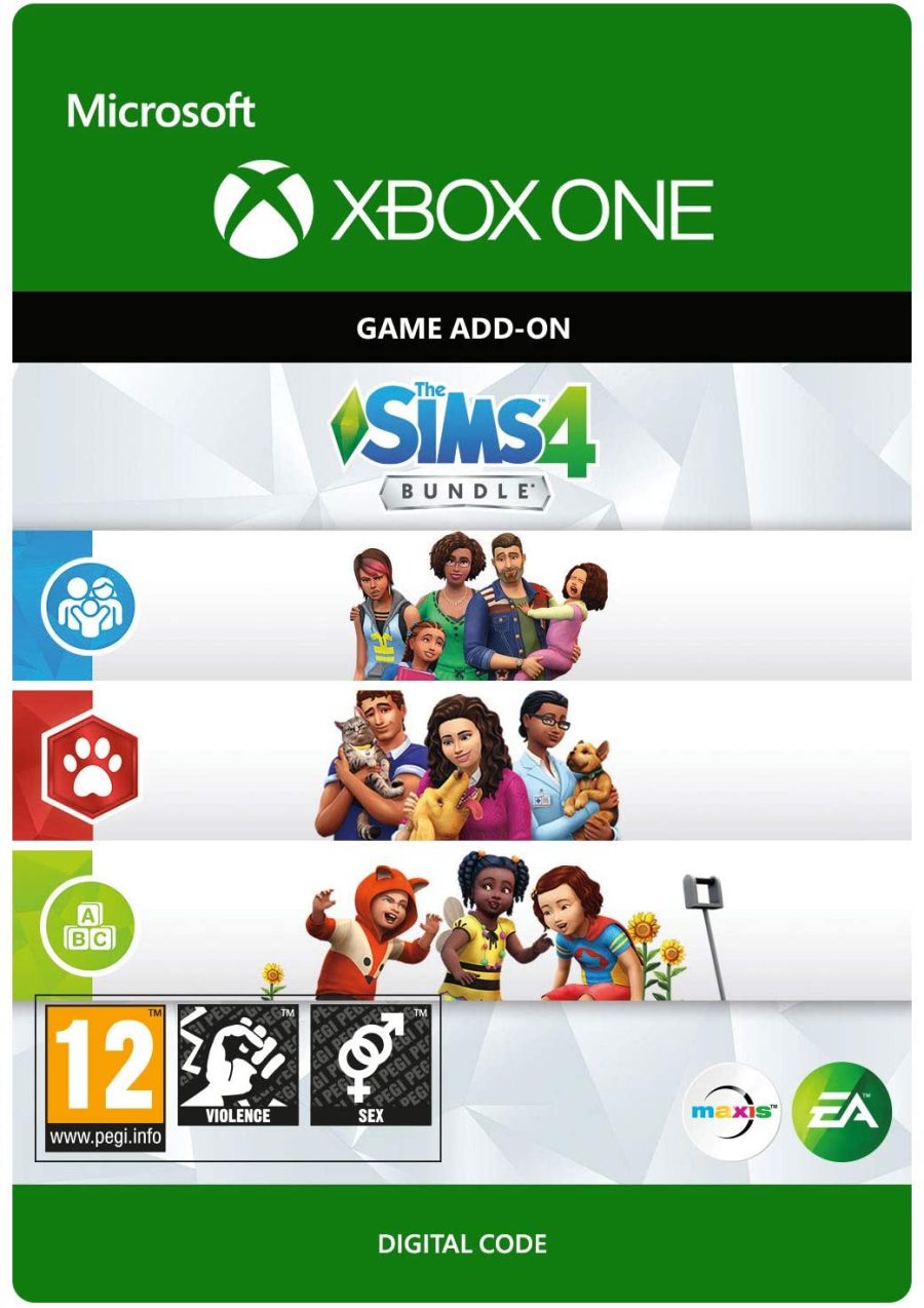 The Sims 4 Bundle - Cats & Dogs Parenthood Toddler Stuff for Xbox One (VPN Activated)