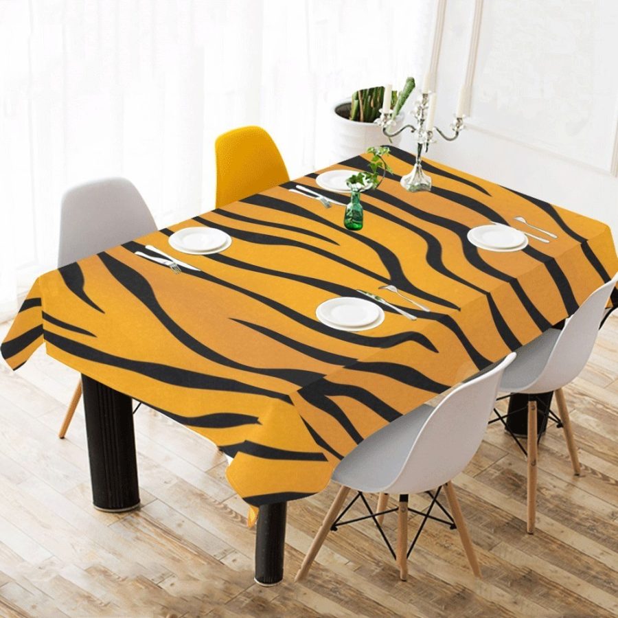 Tiger Pattern Table Cloth Tablecloth Table Cover