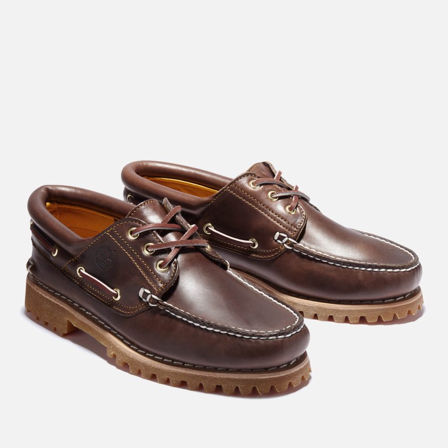 Timberland Men's Authentic Leather Boat Shoes - UK 11