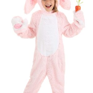 Toddler Fluffy Pink Bunny Costume