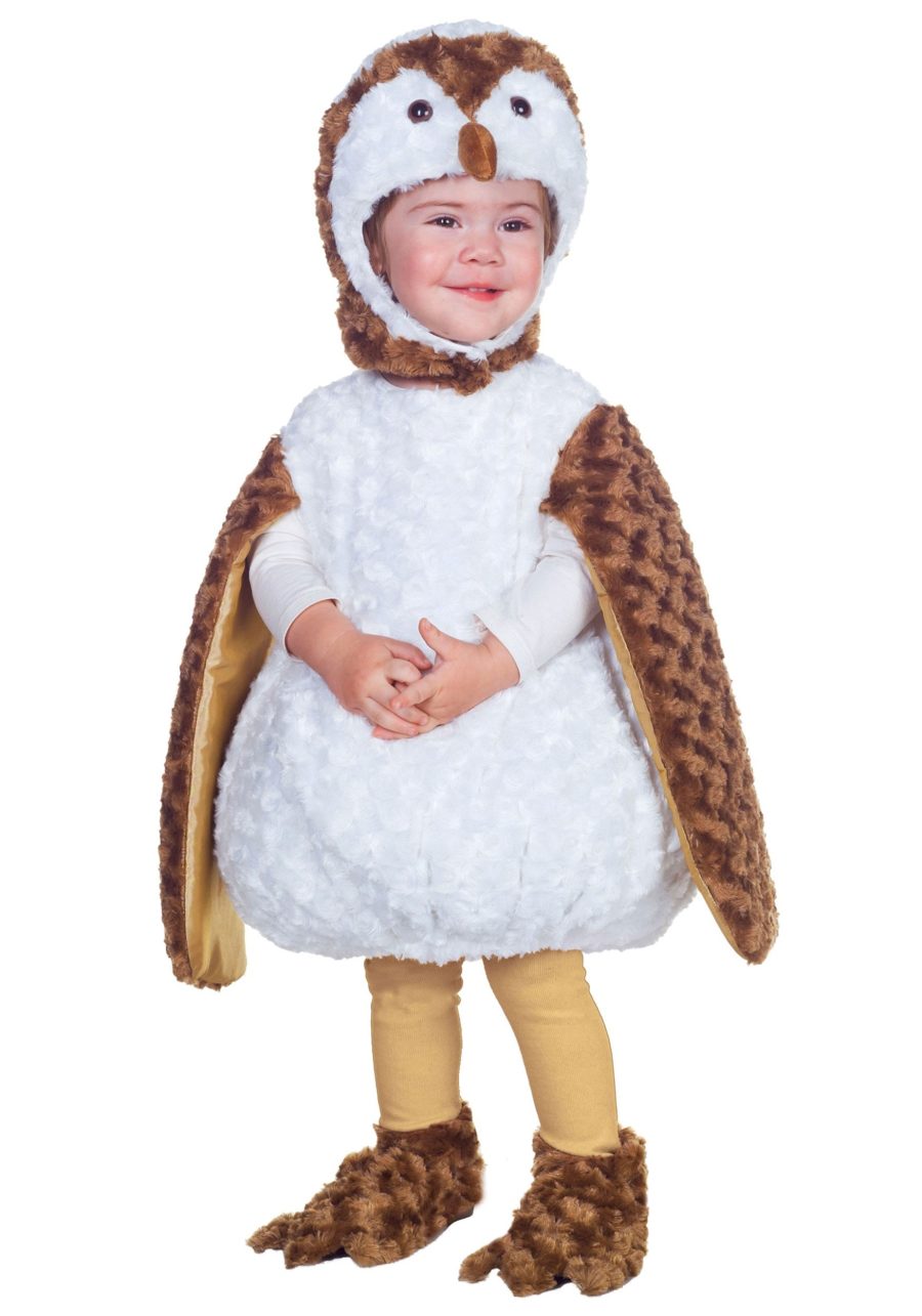 Toddler White Barn Owl Costume