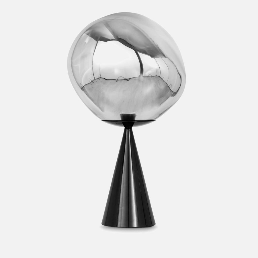 Tom Dixon Melt Cone Fat Table Lamp LED - Silver