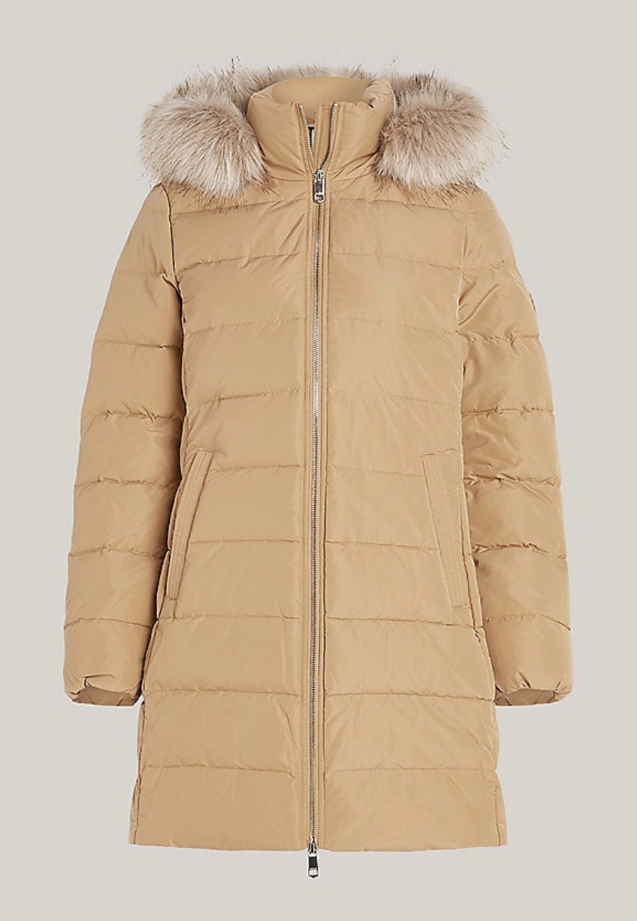 Tommy Hilfiger HERITAGE DOWN TYRA COAT WITH FUR jacket