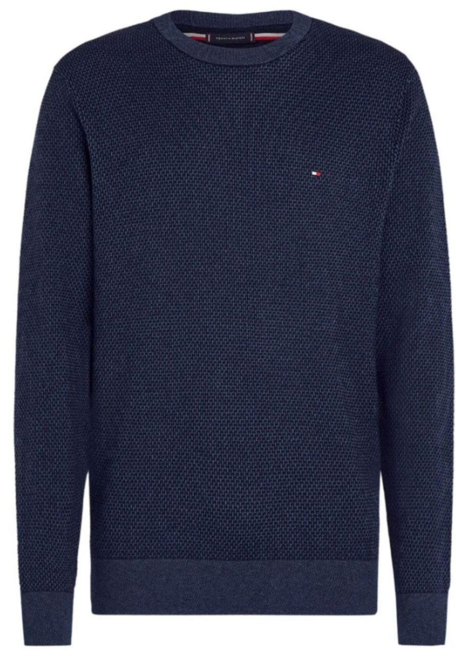 Tommy Hilfiger PIMA ORG COTTON CASH 2 TONE SWEATER