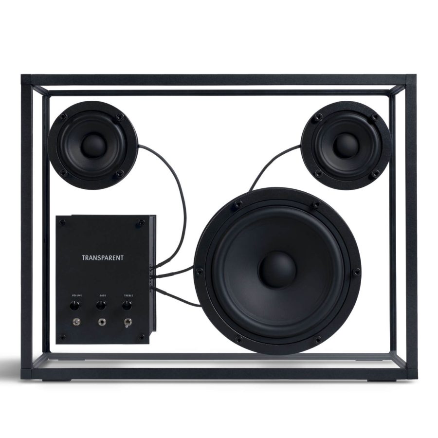 Transparent Large Speaker - Black