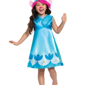 Trolls World Tour Girl's Classic Poppy Costume