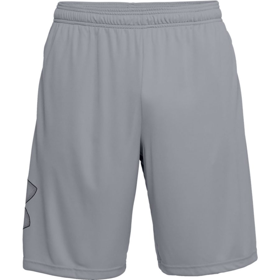 UA Men's Tech Graphic Shorts - Steel/Black/L