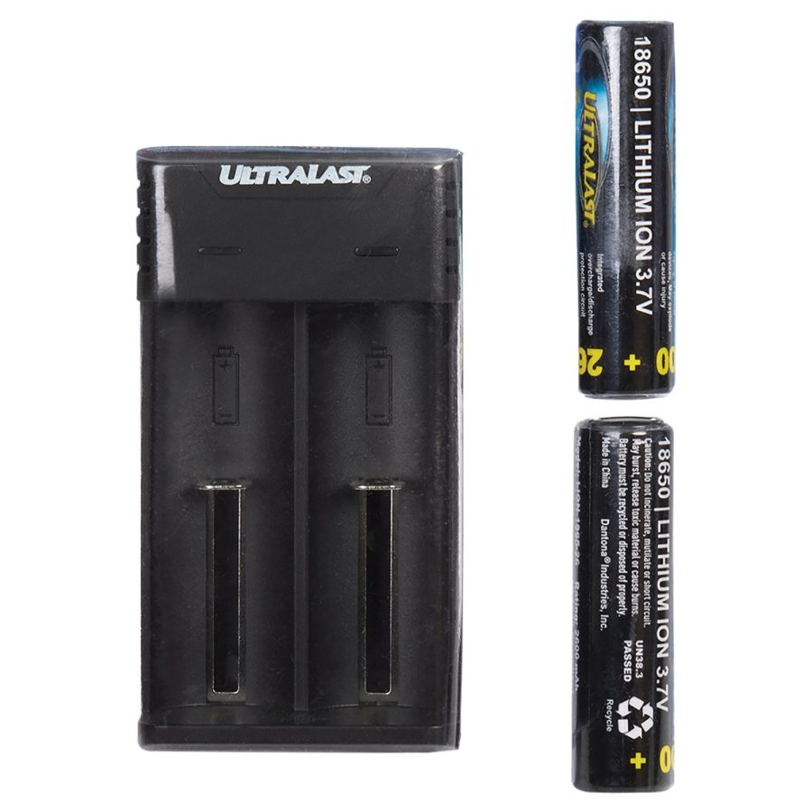 ULTRALAST UL1865K-26 Lithium Ion Charger/Batteries Combo Kit