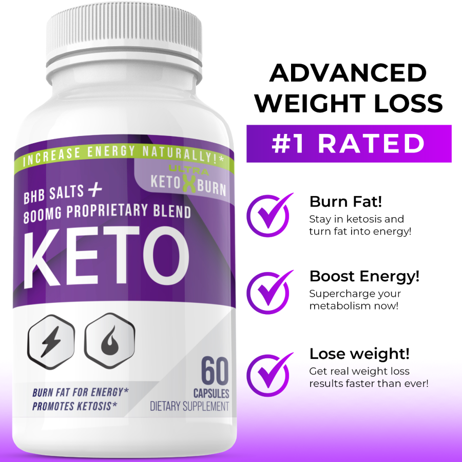 Ultra Keto X Burn Shark Tank 800mg Ketones Pure Keto Fast Supplement Weight Loss