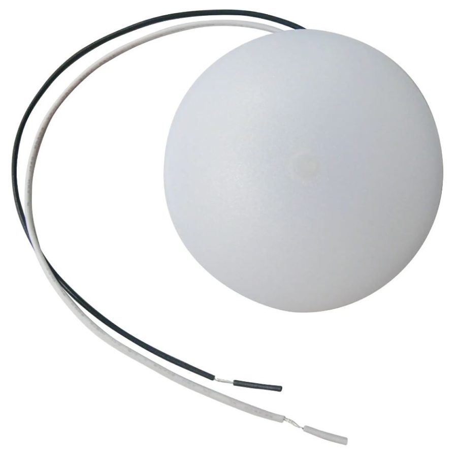 VALTERRA DG72410WVP LED CEILING LIGHT 3 WARMWHITE, Slimline Ceiling Light; 3500K 230LUM Warm White LED; 3 Inch Diameter x 0.625 Inch Depth; Frosted Lens; 2 Wire Installation For 12 Volt DC; Dimmable; Single; With Retail Packaging