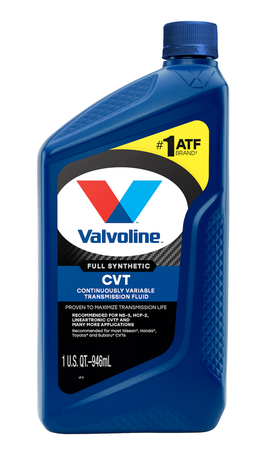 VALVOLINE 804751 VAL CVT 6/1 QT CS, Full Synthetic; 1 Quart Bottle; Case Of 6