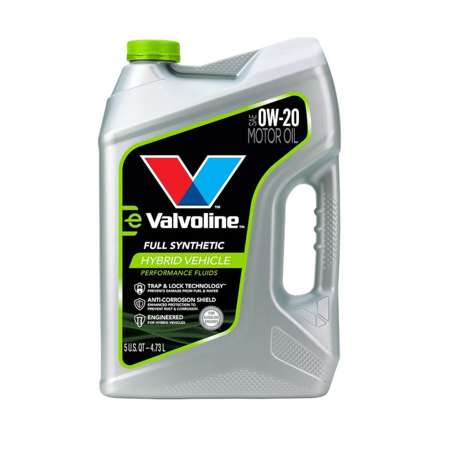 VALVOLINE 898664 VAL HYBRID FULL SYN 0W20 3/5 QT, SAE 0W-20; Full Synthetic; 5 Quart; Single; Hybrid Electric Engines