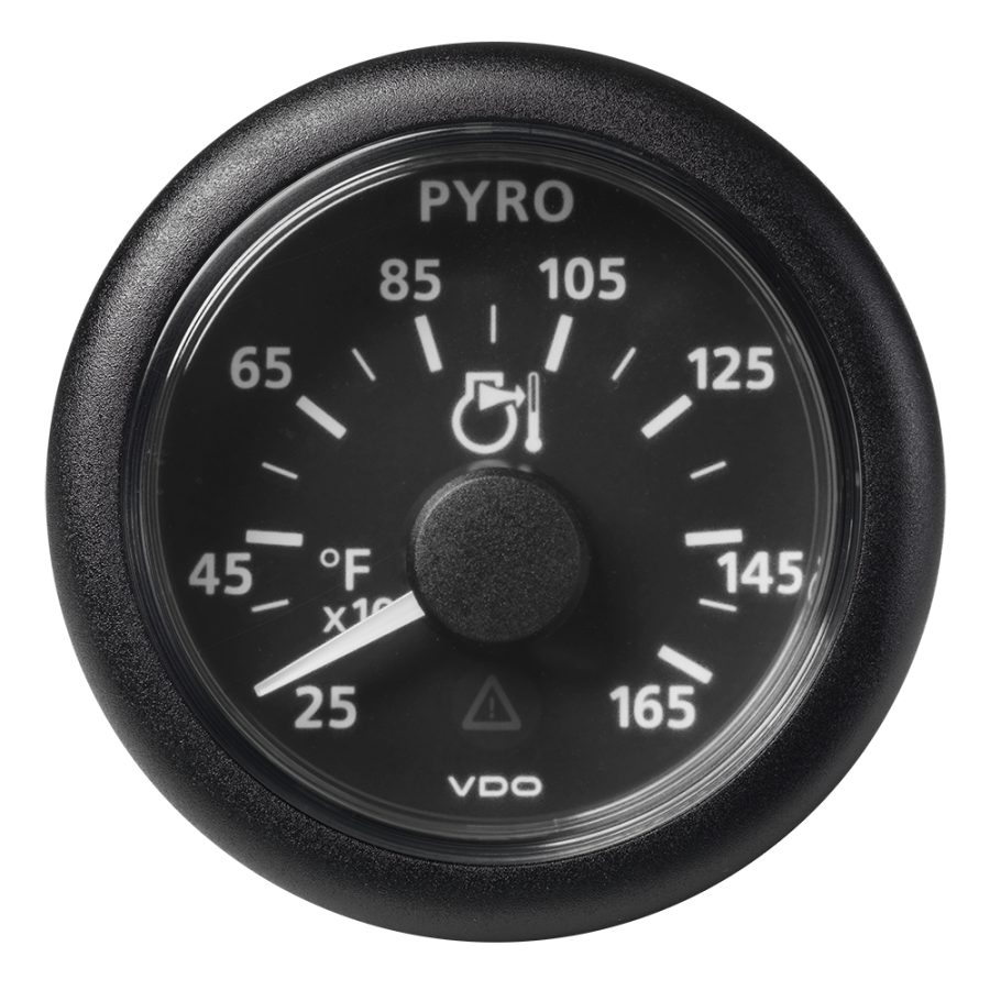 VERATRON A2C59512334 52 MM (2-1/16 INCH) VIEWLINE PYROMETER - 250°TO 1650°F - BLACK DIAL & BEZEL