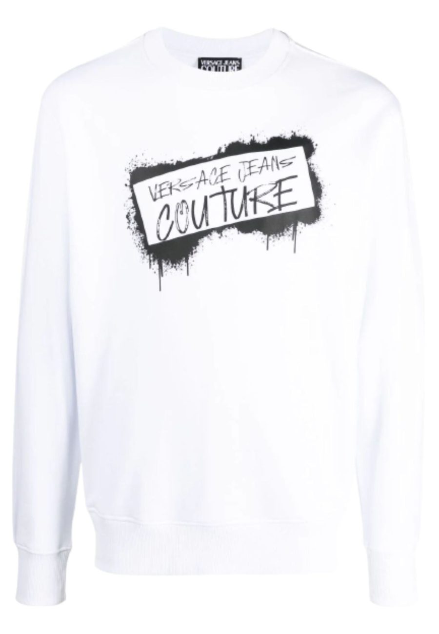 VERSACE JEANS COUTURE GRAFFITI LOGO SWEATSHIRT