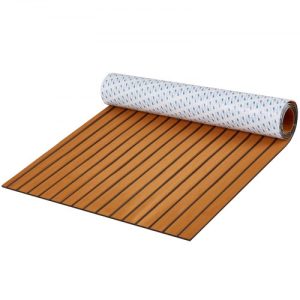 VEVOR Boat Flooring, EVA Foam Boat Decking 94.5" x 35.4", Non-Slip Self-Adhesive Flooring, 23.2 sq.ft Marine Carpet for Boats, Yacht, Pontoon, Kayak Decking