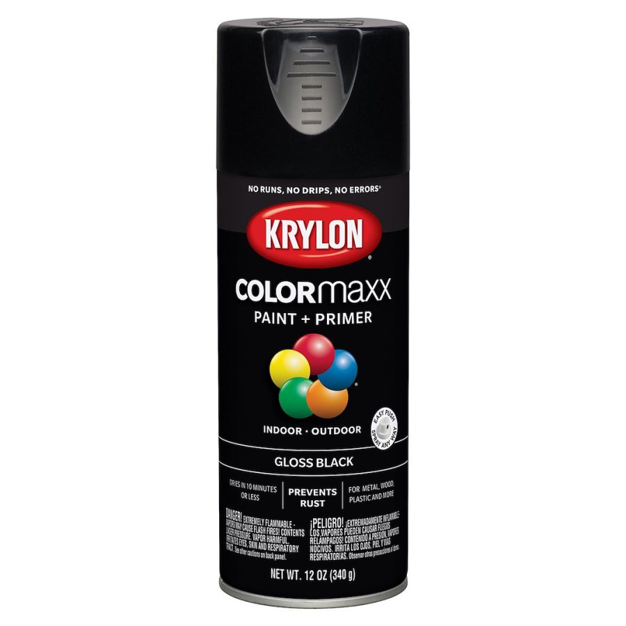 VHT 5505 GLOSS BLACK, Gloss Black; 12 Ounce Aerosol Can; Used For Wood/ Metal/ Wicker/ Plastic/ Glass/ Ceramic/ Fabric/ Paper Surface