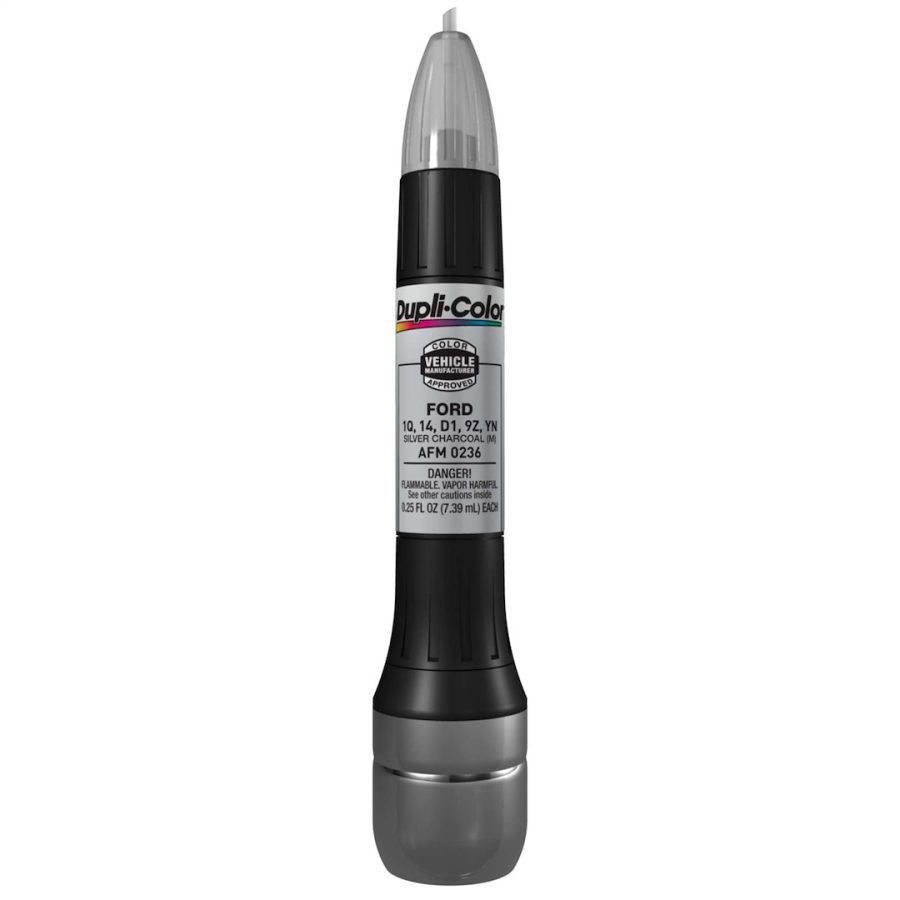 VHT AFM0236 SF SILVER CHARCOAL, Use For Automotive Body Paint Repair; Metallic Silver Charcoal Paint Code D1/ YN/ 1Q/ 9Z; 0.25 Ounce Pen