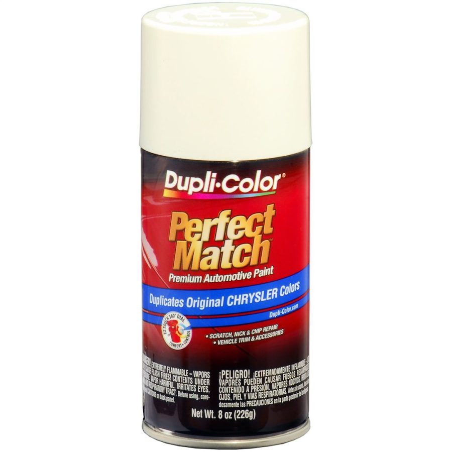 VHT BCC0407 P/M STONE WHITE PW1, Use For Automotive Body Paint Repair; Stone White Paint Code PW1; 8 Ounce Aerosol Can