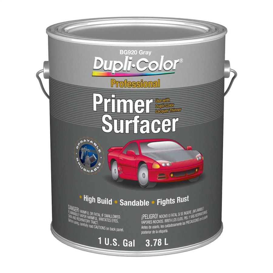 VHT BG920 GRAY PRIMER SURFACER GAL, Base Coat/ Sandable Primer; Primer Gray; 1 Gallon; Single