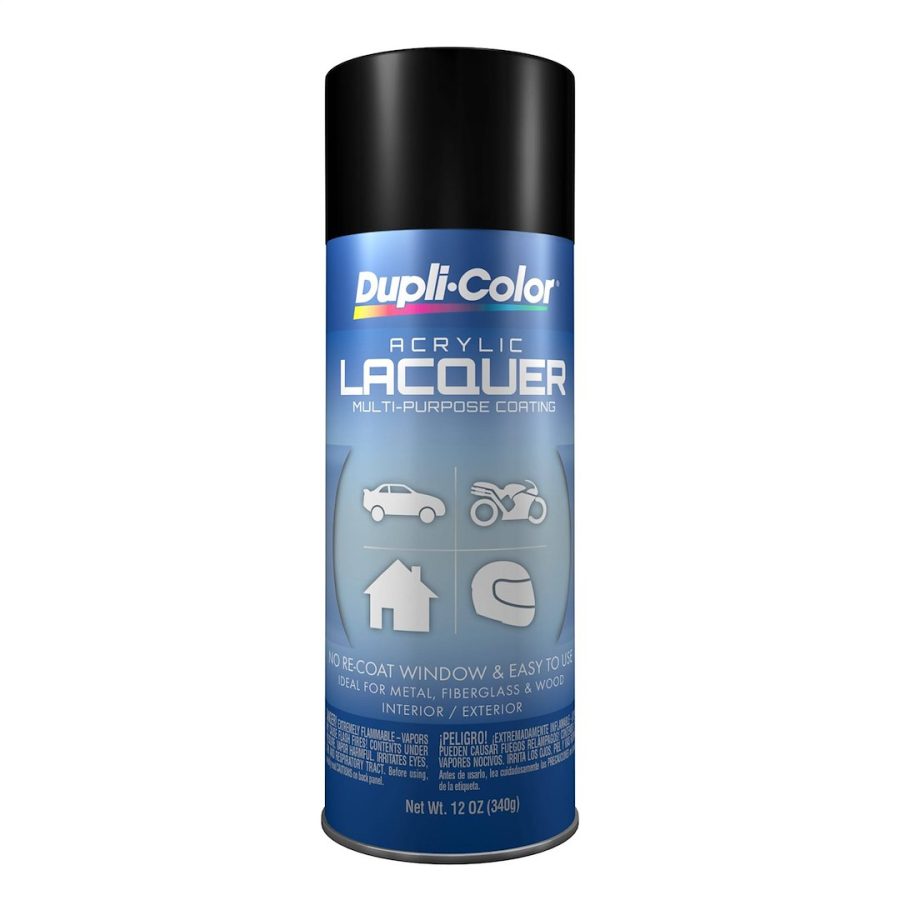 VHT DAL1608 LACQUER SEMI-GLOSS BLACK, Semi Gloss Black; 12 Ounce Aerosol Can; General Purpose