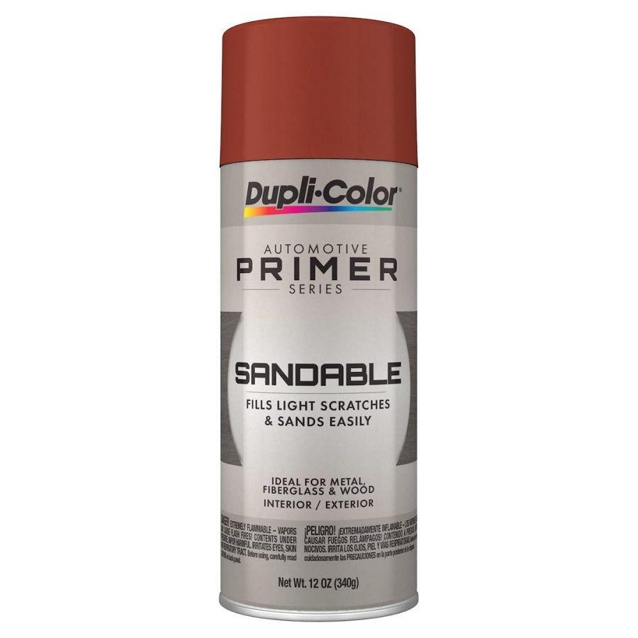 VHT DAP1694 SANDABLE RED OXIDE PRIMER, Sandable Primer; For Use On Metal/ Wood and Fiberglass; Red Oxide Primer; 12 Ounce Aerosol Can; Single