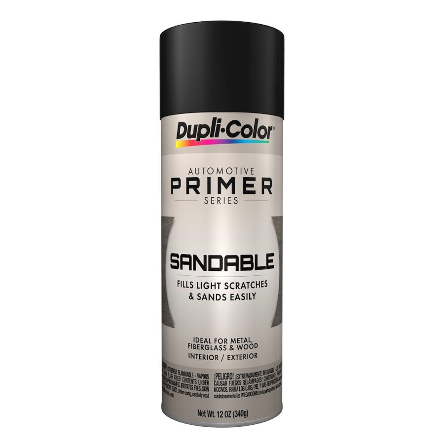 VHT DAP1698 SNDABLE BLK HOT ROD PRMER, Sandable Primer; For Use On Metal/ Wood and Fiberglass; Black Hot Rod Primer; 12 Ounce Aerosol Can; Single