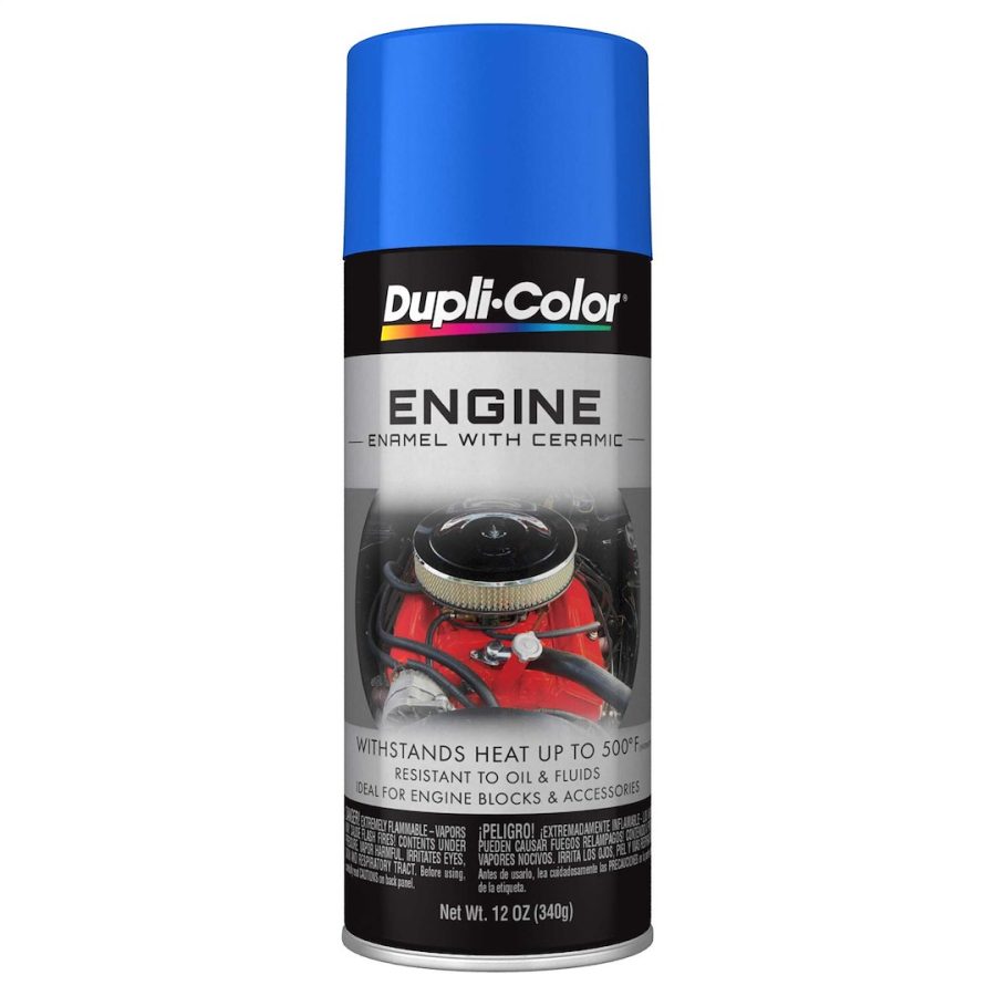 VHT DE1601 ENGNE FORD BLUE, Heat Resistant to 500 Degrees Fahrenheit; Ford Blue; 12 Ounce Aerosol Spray Can