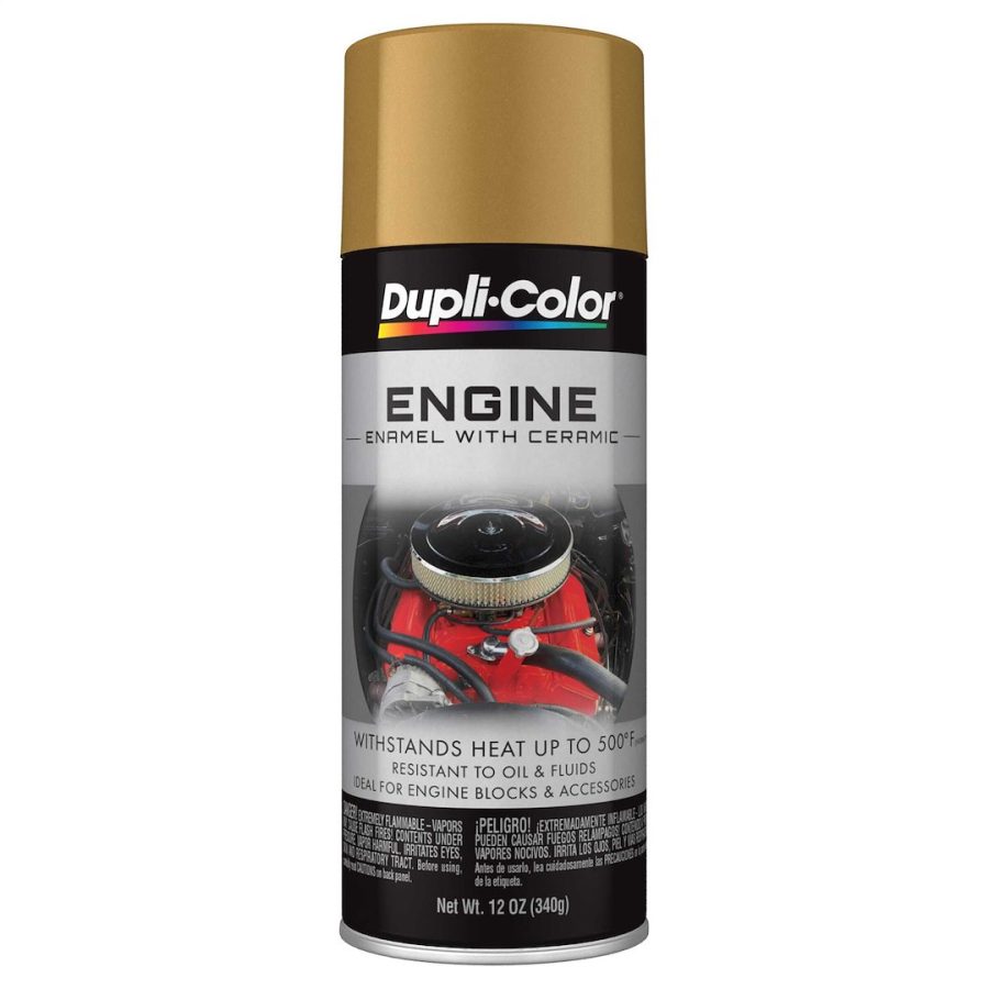 VHT DE1604 ENML UNIVERSAL GOLD, Heat Resistant to 500 Degrees Fahrenheit; Universal Gold; 12 Ounce Aerosol Spray Can