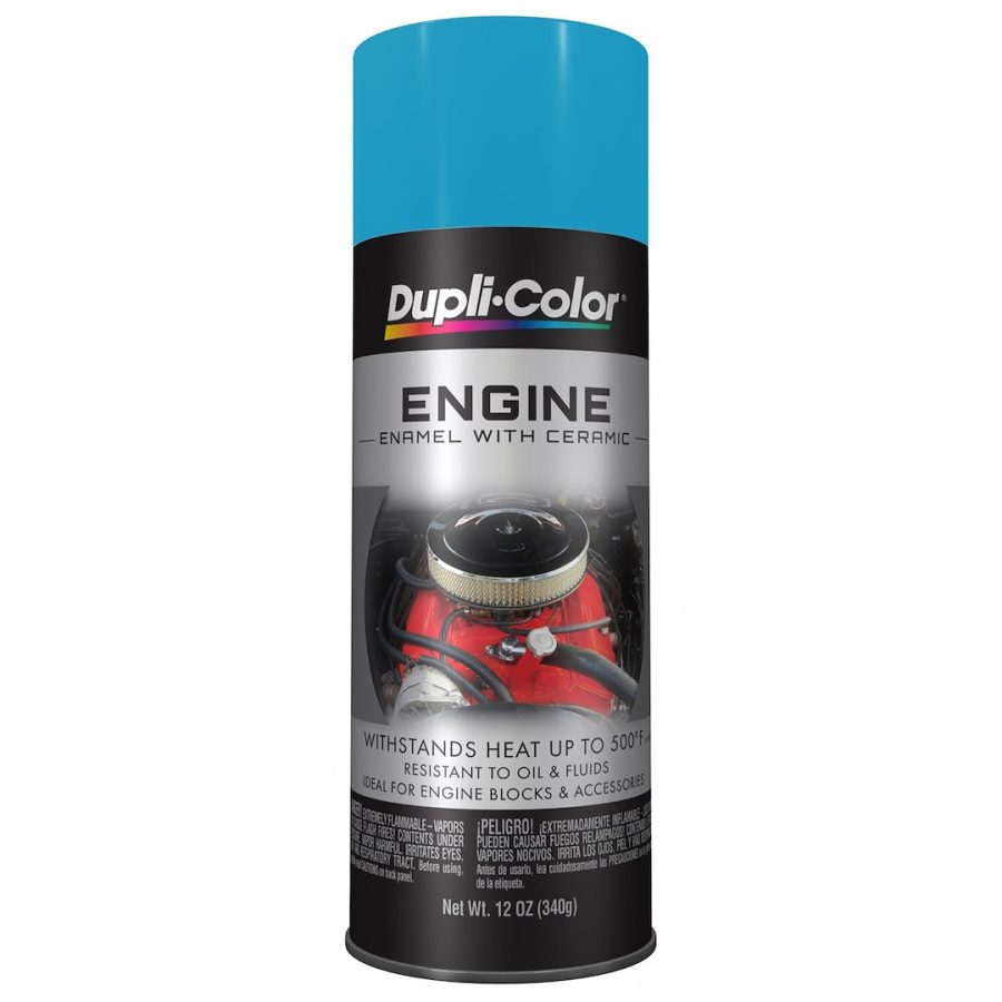 VHT DE1610 ENML PONTIAC BLUE, Heat Resistant to 500 Degrees Fahrenheit; Pontiac Blue; 12 Ounce Aerosol Spray Can