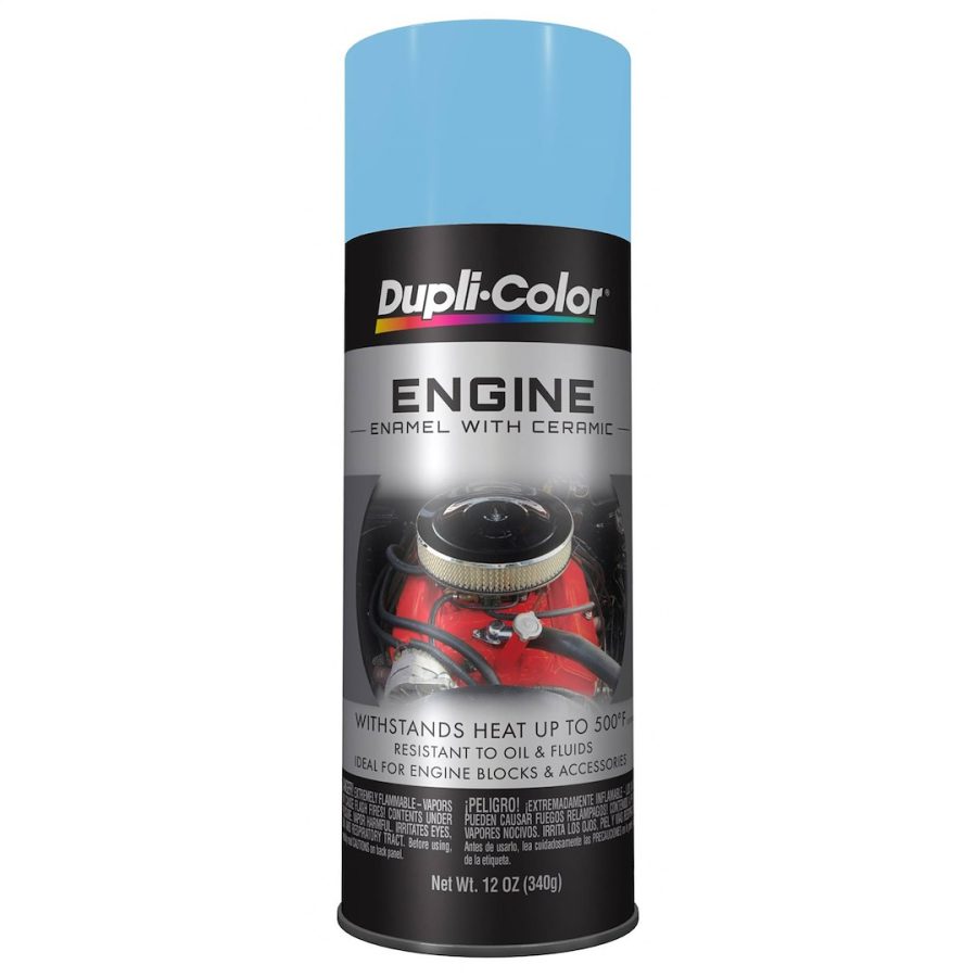 VHT DE1616 ENML PONTIAC BLE METALLIC, Heat Resistant to 500 Degrees Fahrenheit; Pontiac Metallic Blue; 12 Ounce Aerosol Spray Can