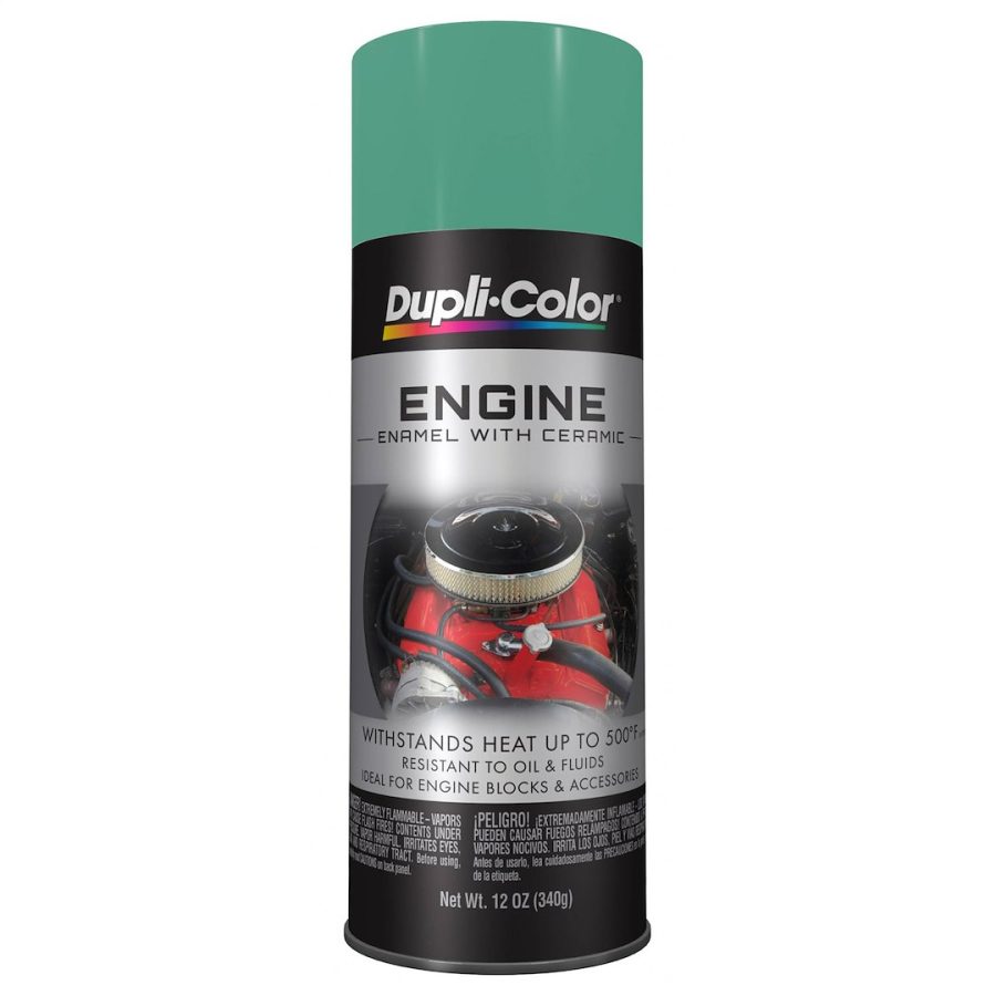 VHT DE1618 ENML DETRT DSL ALPINE GRN, Heat Resistant to 500 Degrees Fahrenheit; Detroit Diesel Alpine Green; 12 Ounce Aerosol Spray Can