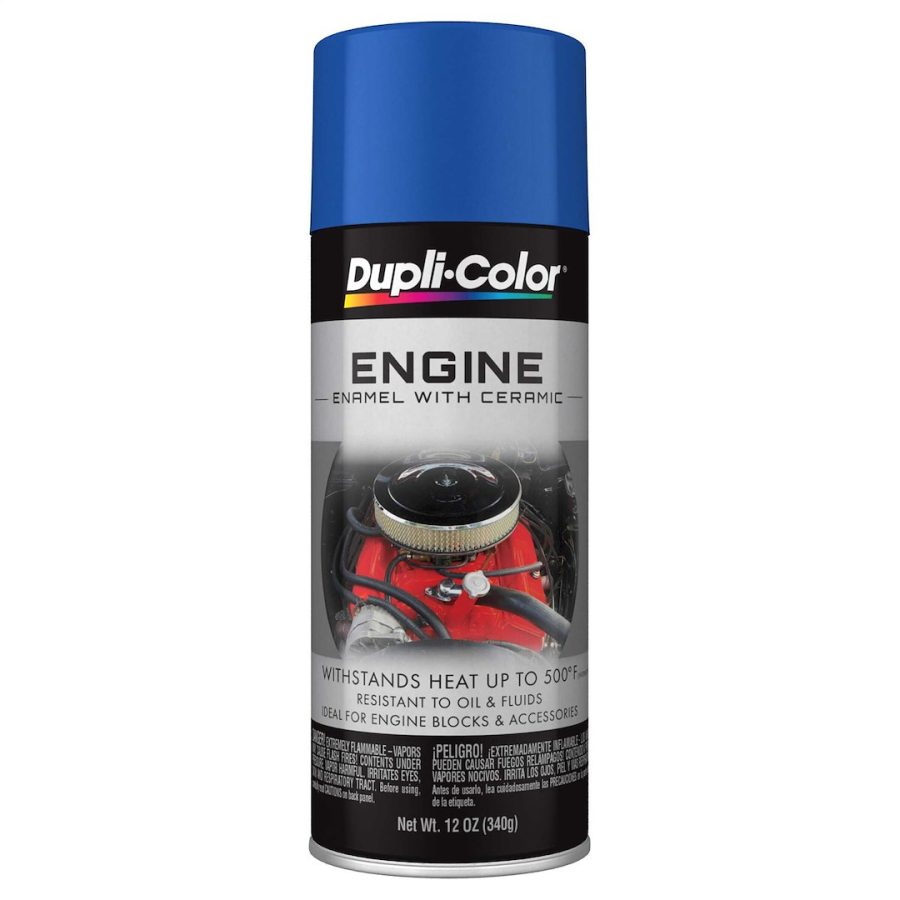 VHT DE1621 ENGNE OLD FORD BLUE, Heat Resistant to 500 Degrees Fahrenheit; Old Ford Blue; 12 Ounce Aerosol Spray Can