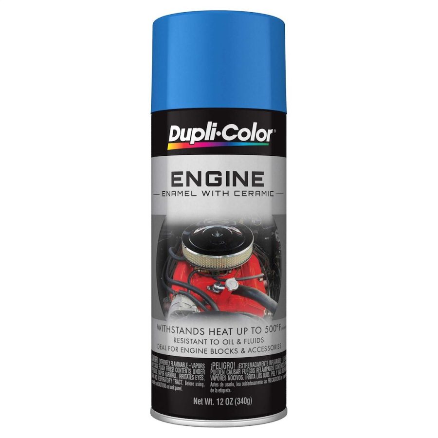 VHT DE1631 ENML CHRYSLER CORP. BLUE, Heat Resistant to 500 Degrees Fahrenheit; Chrysler Corp. Blue; 12 Ounce Aerosol Spray Can