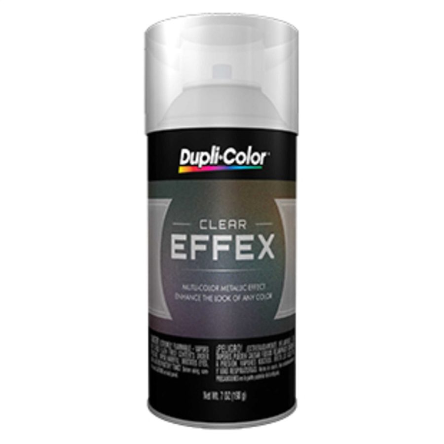 VHT EFX100 DUPLI COLOR EFFEX, Use On Accessories Molding Hood Scoops Mirrors and Spoilers; Clear; Glitter Effect; Aerosol Spray Can; 7 Ounce