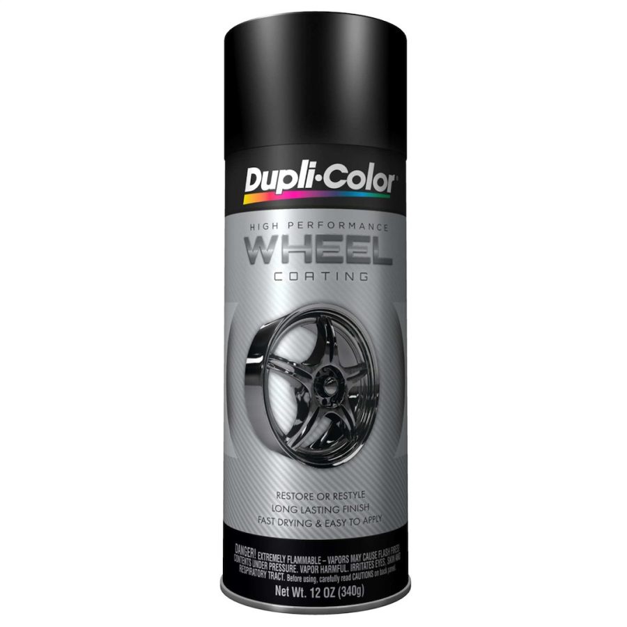 VHT HWP104 SATIN BLACK WHEEL PAINT, Use To Restore Wheel Appearance And Protect Against Brake Dust/ Chipping/ Chemicals/ Heat/ Cracking/ Peeling; Satin Black; Heat Resistant 60 To 95 Degrees Fahrenheit; 12 Ounce Aerosol Can