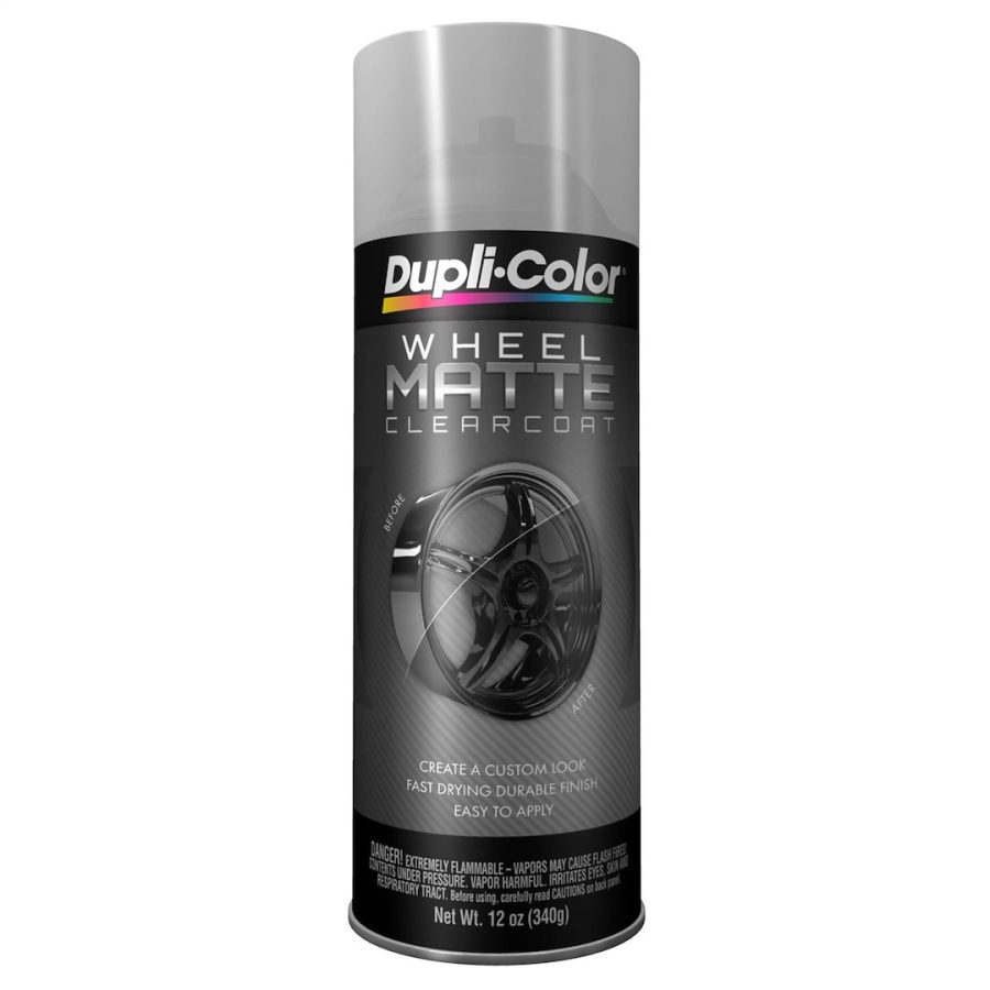 VHT HWP106 WHEEL MATTE CLEARCOAT, Use To Restore Wheel Appearance And Protect Against Brake Dust/ Chipping/ Chemicals/ Heat/ Cracking/ Peeling; Matte Clear Coat; Heat Resistant 60 To 95 Degrees Fahrenheit; 12 Ounce Aerosol Can