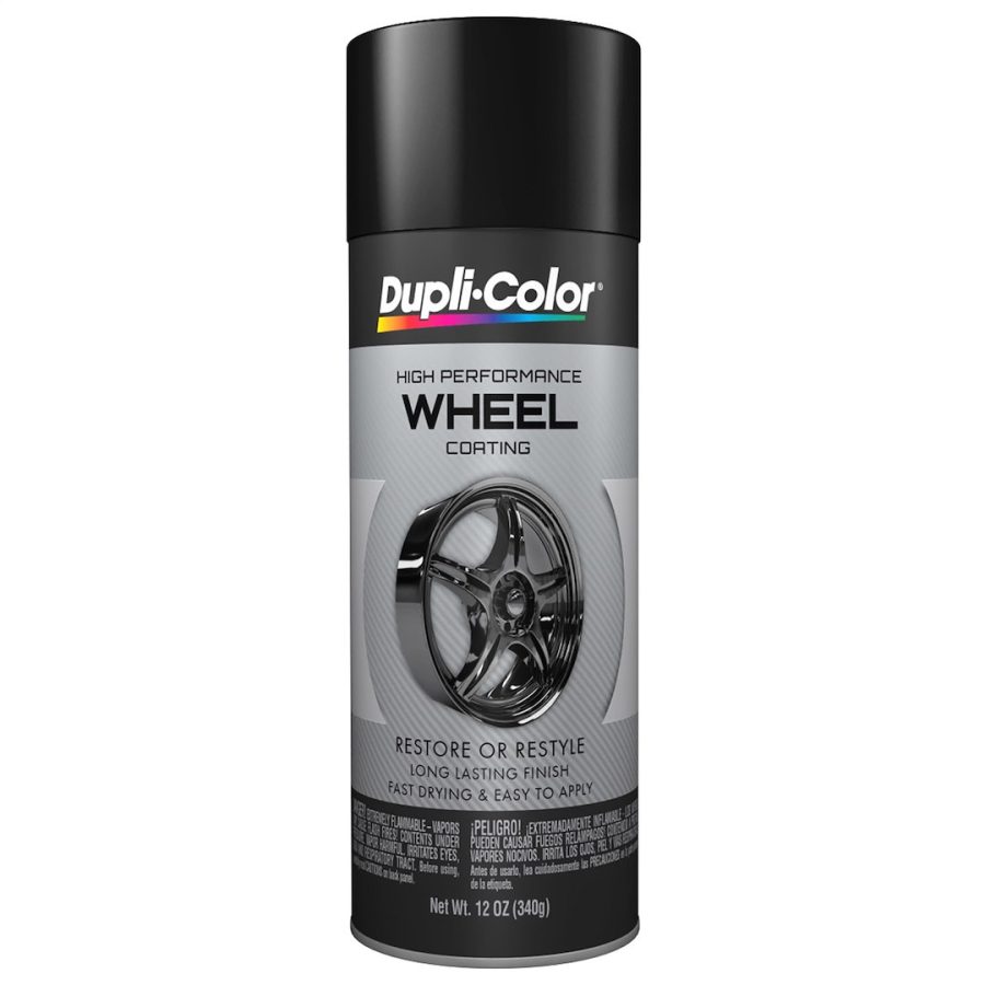 VHT HWP108 HIGH PERFORMANCE GLOSS BLACK **NEW*, Use To Restore Wheel Appearance And Protect Against Brake Dust/ Chipping/ Chemicals/ Heat/ Cracking/ Peeling; Black; Heat Resistant 60 To 95 Degrees Fahrenheit; 12 Ounce Aerosol Can