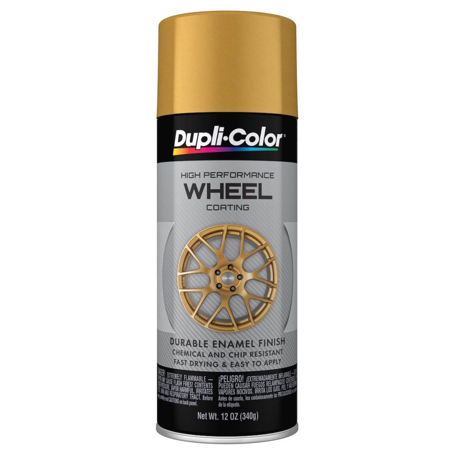 VHT HWP111 DC WHEEL COATING AEROSOL MATTE GOLD, Use To Restore Wheel Appearance And Protect Against Brake Dust/ Chipping/ Chemicals/ Heat/ Cracking/ Peeling; Matte Gold; Heat Resistant 60 To 95 Degrees Fahrenheit; 12 Ounce Aerosol Can