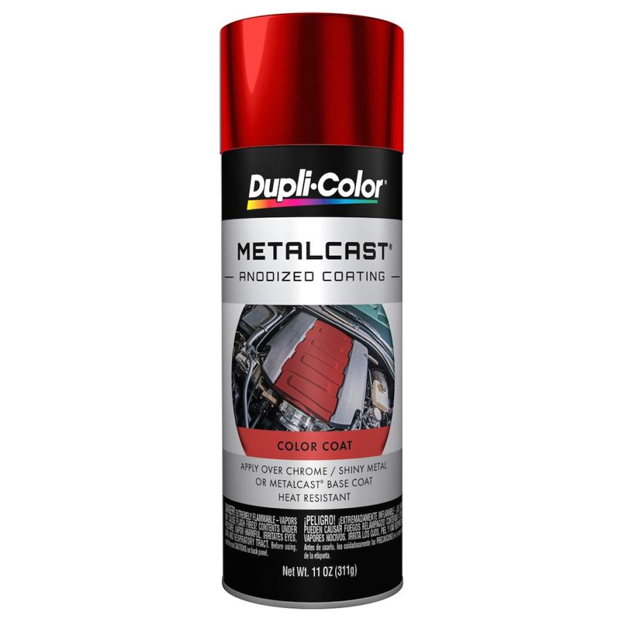 VHT MC200 RED METAL CAST, Heat Resistant To 500 Degrees Fahrenheit; Red Anodized; Aerosol Spray Can; 11 Ounce