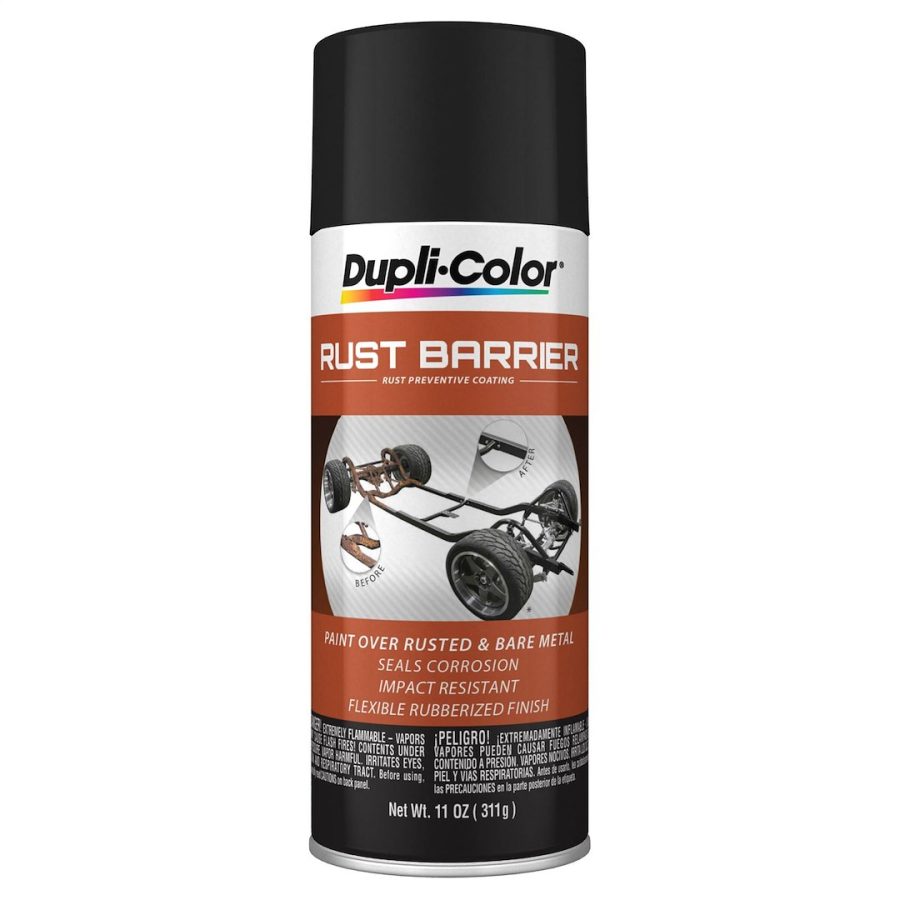 VHT RBA100 RUST BARER FLT BLK AERSL, Use To Prevent Rust on Bare Metal/ Rusted Surface; 11 Aerosol Can; Spray-On; Single; Flat Black